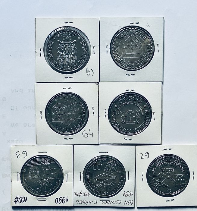 Moedas 100 escudos