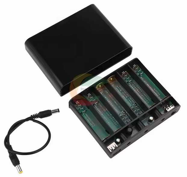 UPS  Power Bank Box, на 6*18650,  Выхiд: 5В, 9В, 12В