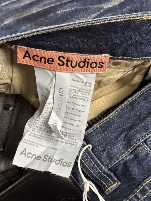 Джинсы Acne Studios loose fit jeans 2023 акне студио baggy широкие