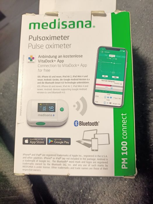 Pulsocsymetr Medisana pm 100 connect