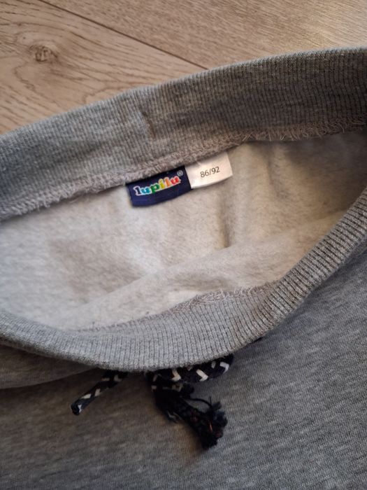 Spodnie dresowe ocieplane r.86/92