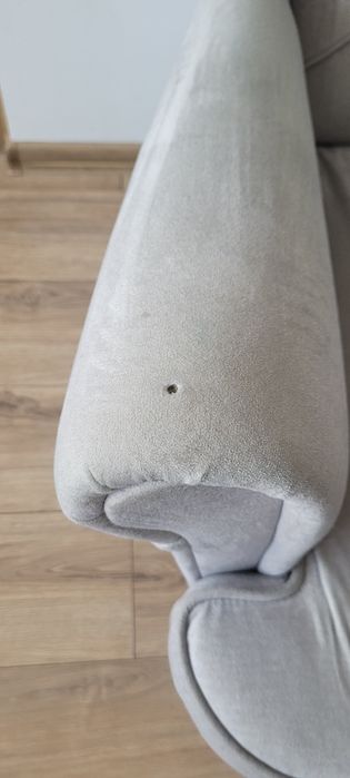 Fotel uszak + podnóżek