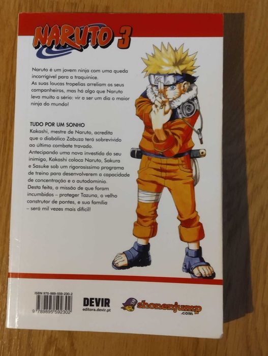 Naruto N.º 3, Masashi Kishimoto - Livro