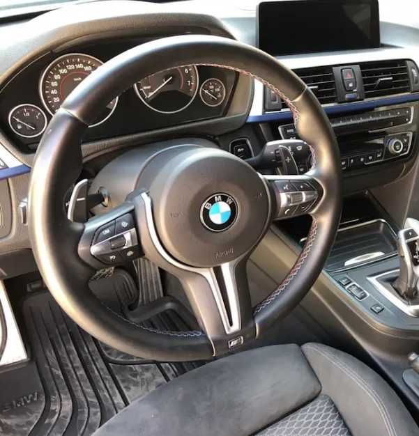 М руль для BMW F20 F30 F32 F15 F25 3 X3 X5 бмв с лепестками подогревом ...