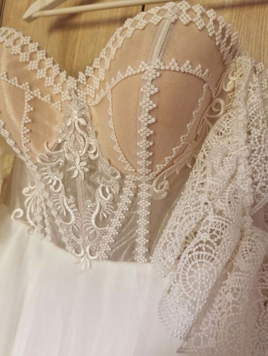 NOWA sukienka ślubna HISZPANKA