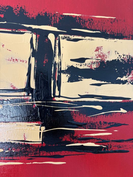 Tela Abstrata 120x50cm