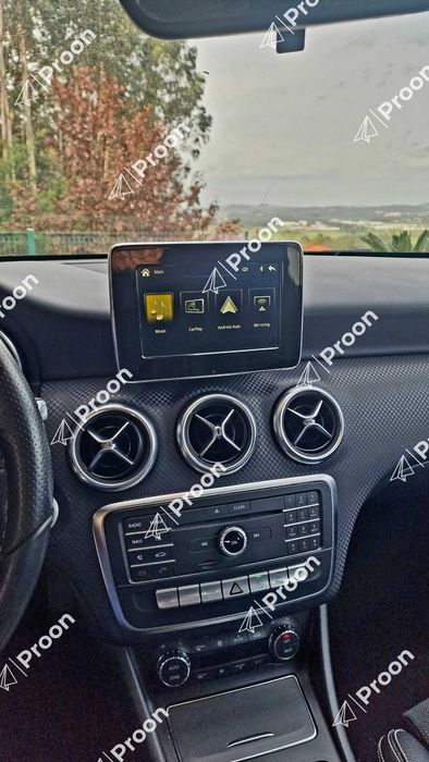 Box carplay android auto Modelos Mercedes Benz A B C E CLA GLA GLK ML