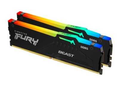 Pamięć DDR5 KINGSTON 32GB 6000MT/s CL30 Kit of 2 FURY Beast RGB EXPO