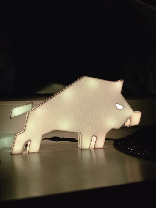 Big lampka wk dzik rgb