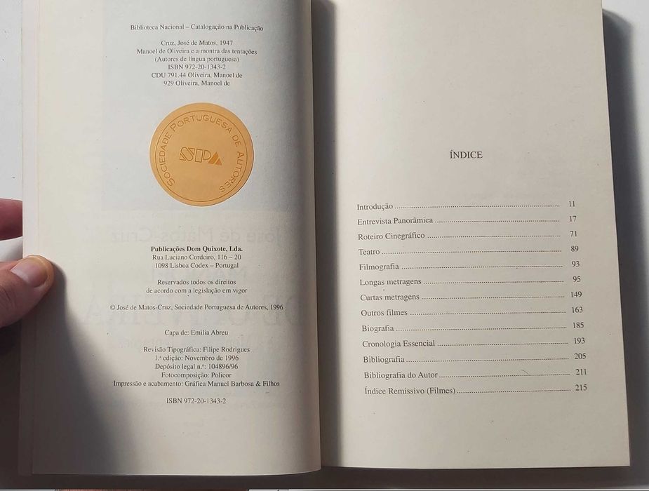 MANUEL DE OLIVEIRA e a montra das Tentações - José de Matos-Cruz