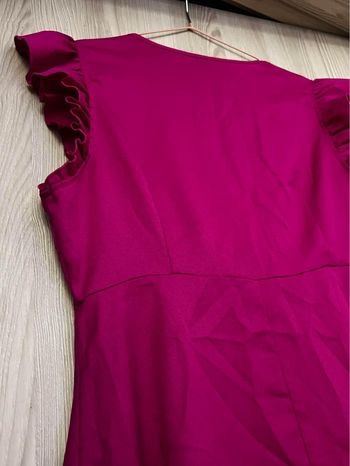 Vestido SHEIN bordô