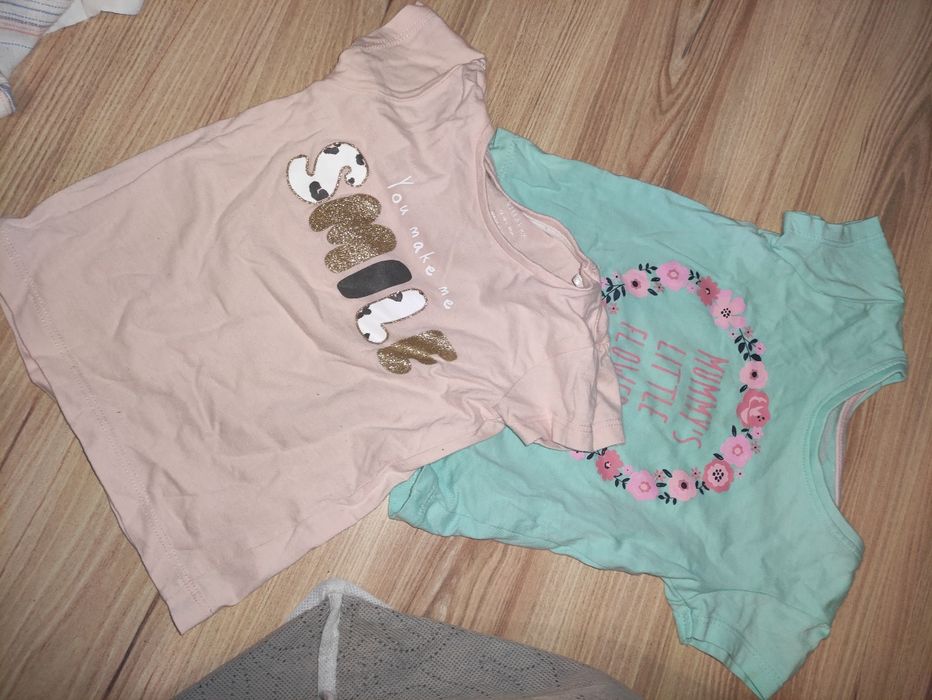 Zestaw ubranka dziewczynka r.86