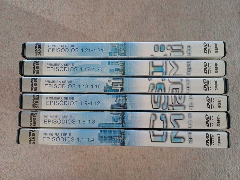 DVDs - CSI Miami, temporada 1 da série, coleção 6 DVD, ótimo estado