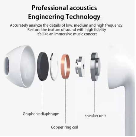 Fones sem fios - TWS J6 [NOVO EMBALADO]