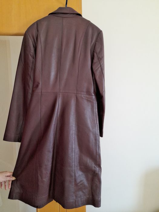 Blazer de pele para mulher