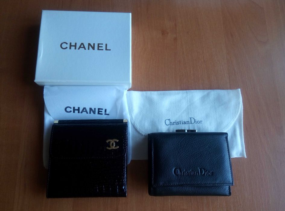 Портмоне женское кожаное CHANEL, CHRISTIAN DIOR, новое