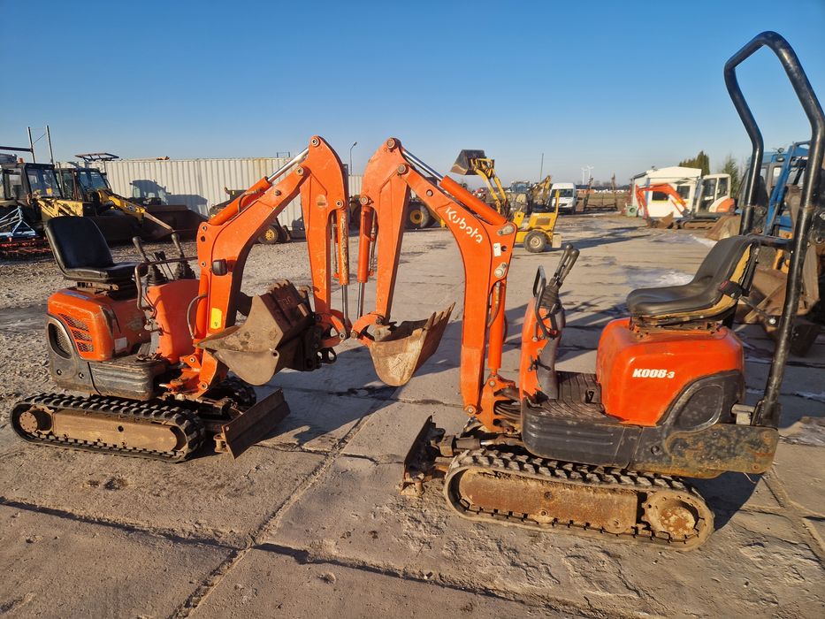 Koparka Kubota U10-3 Minikoparka Kubota K008-3 nie JCB