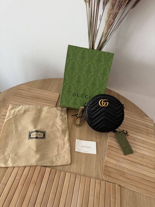 Torebka Gucci GG Marmont Mini Round Shoulder Okrągła
