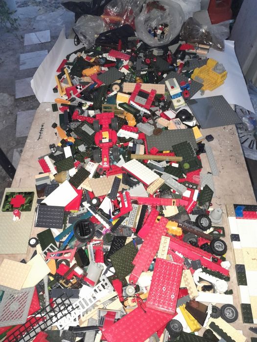 20000 peças de lego, várias construções