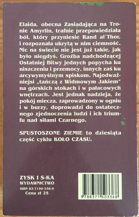 Robert Jordan " Spustoszone Ziemie "