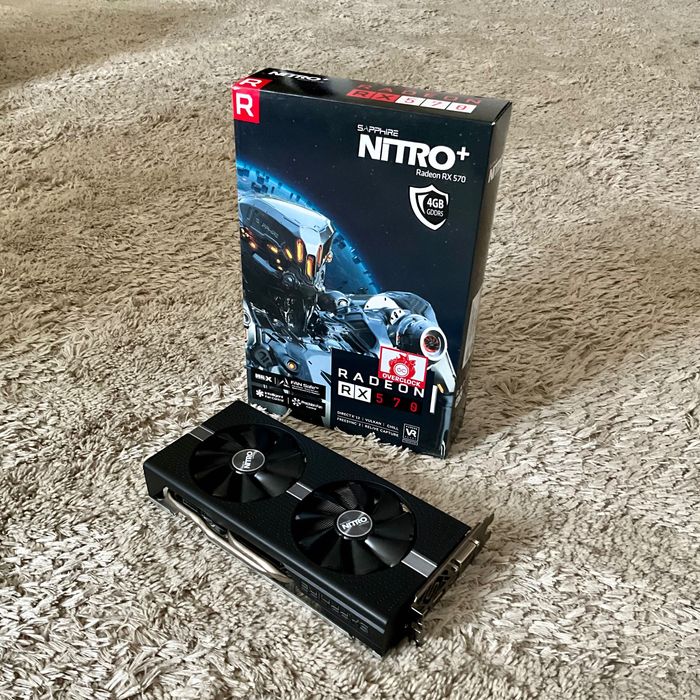 Видеокарта Sapphire Radeon rx 570 (4GB) Nitro+