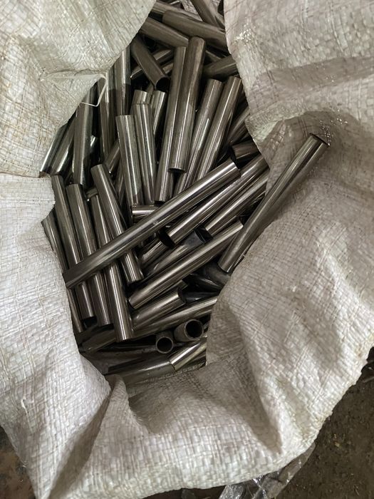 Обрізки трубки з нержавійки 10-15 см 15мм