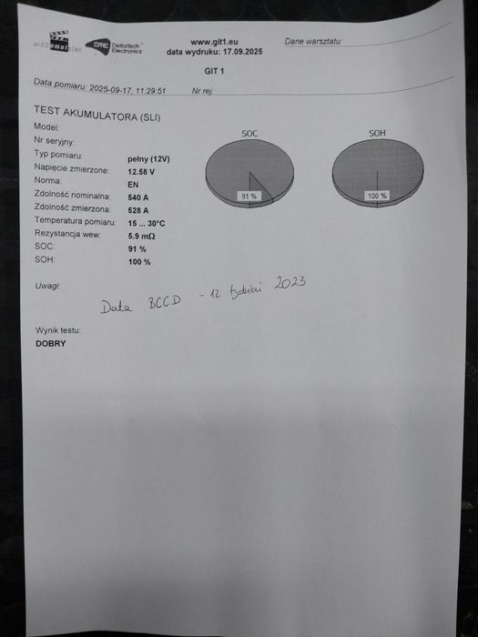 Akumulator Banner P60 09 60Ah 540A PRAWY +