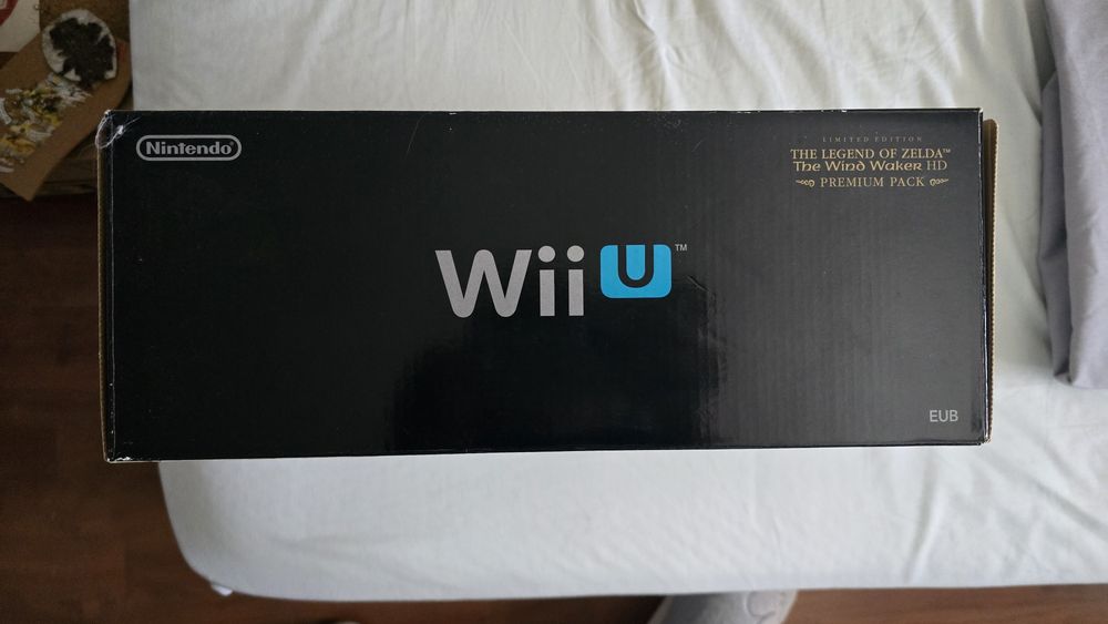 Caixa nintendo wiiU edição limitada Zelda