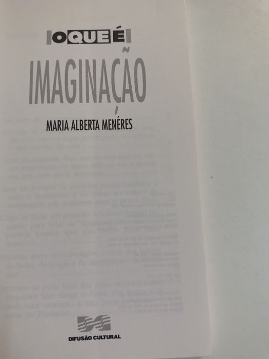 1a edição: Imaginação, de Maria Alberta Menéres