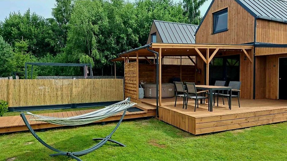Domek z jacuzzi i sauną. WOLNY OD 13 września .Jezierzany, Jarosławiec