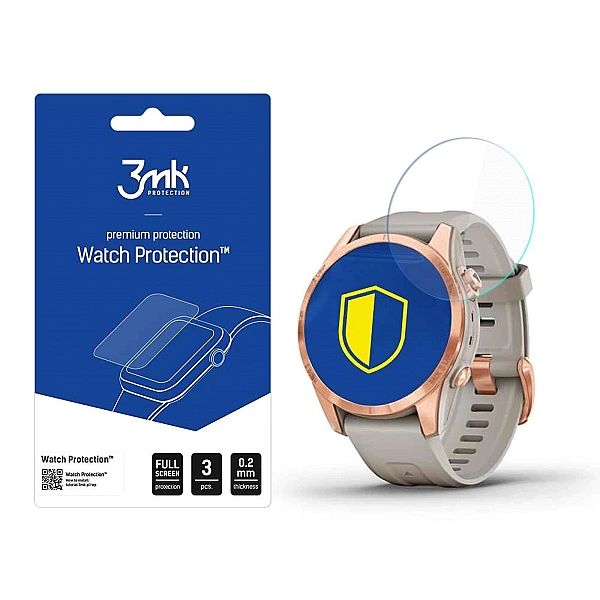 Szkło hybrydowe 3mk Watch Protection™ v. FlexibleGlass Lite na Garmin