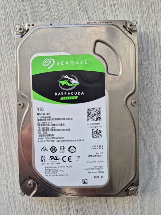 Жорсткий диск 1TB Seagate BarraCuda (SATA3\7200RPM\64MB). Trade-IN