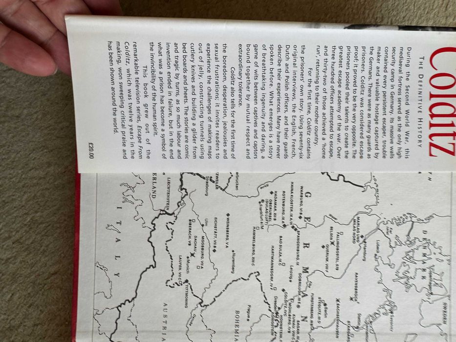 Livro "COLDITZ", tema 2ª Guerra Mundial