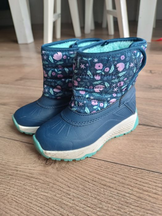 Wodoodporne śniegowce dziewczęce r. 25 Lidl Crivit ,