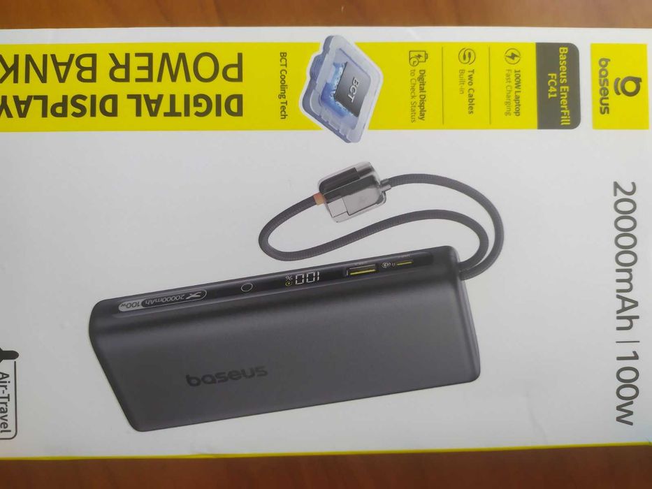 Зовнішній акумулятор Baseus EnerFill FC41 20000mAh 100W Power bank