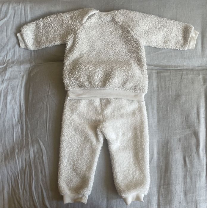 Komplet chłopięcy miś biały 80 Ergee Kik zestaw