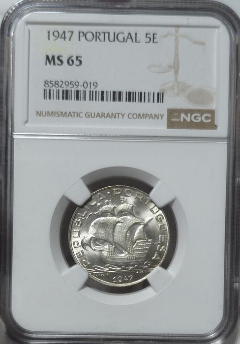 5$00  1947  MS65