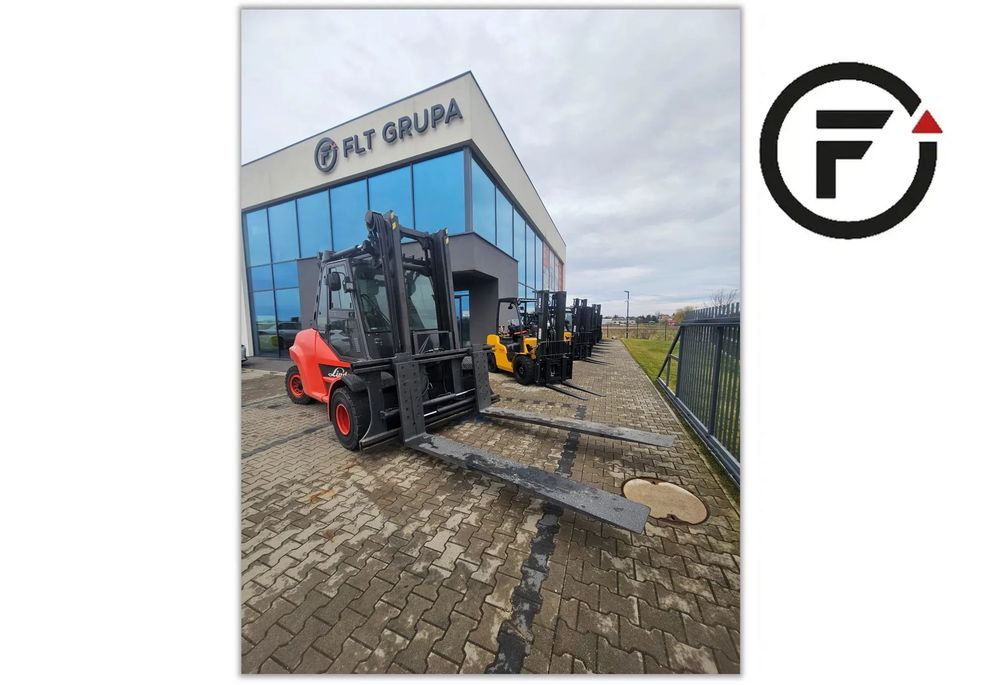 Linde H80T-02/1100  UŻYWANY czołowy wózek widłowy LPG Linde H80T-02/1100