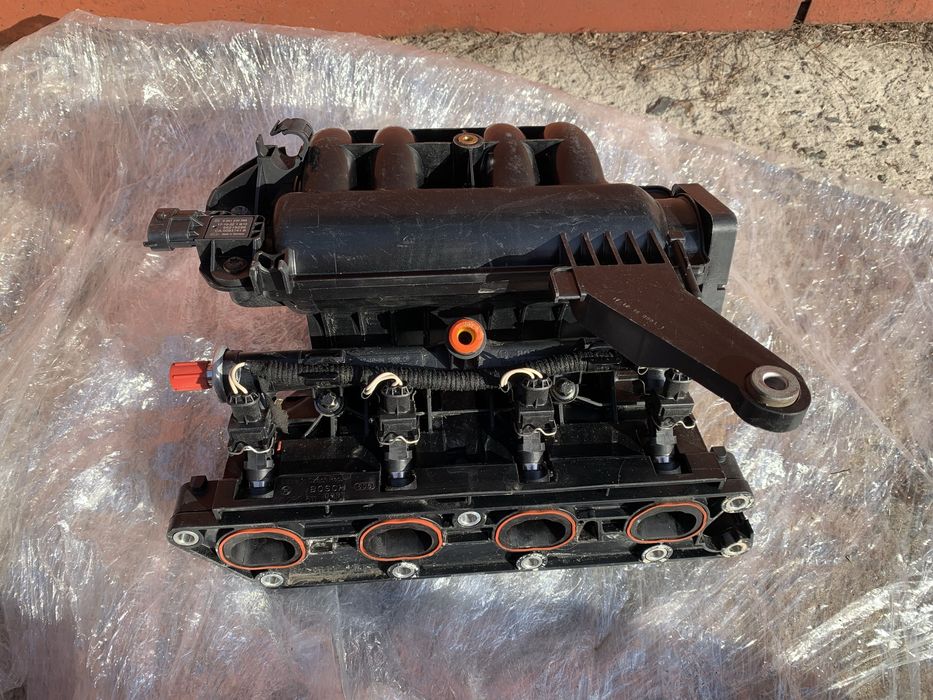 Впускной коллектор fiat doblo 1,4 бенз с форсунками всборе фиат добло