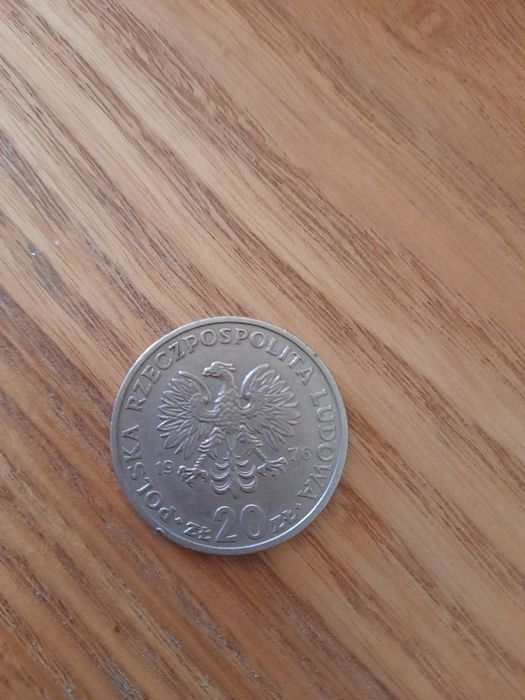 20zl 1976 Marceli Nowotko bez znaku mennicy