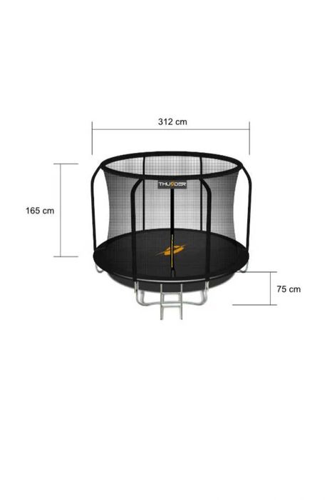 Trampolina thunder 312 cm ogrodowa