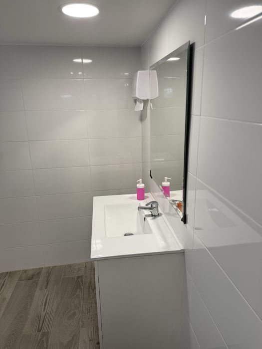 Barbearia ou salao pronta a trabalhar