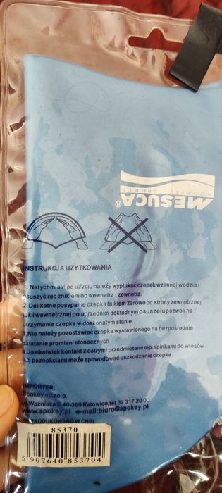 Czepek silikonowy Mesuca