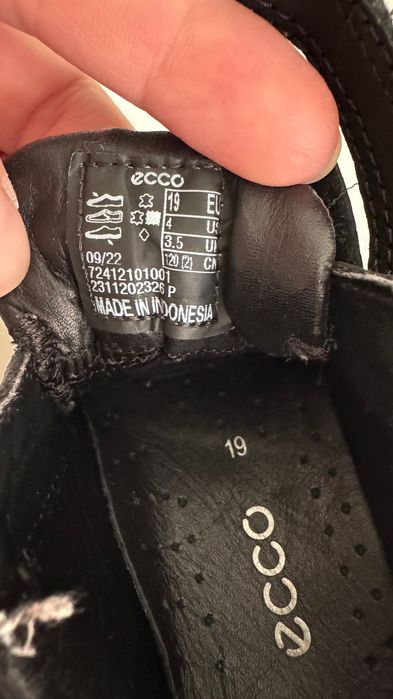 ECCO SP.1 Lite Infant, rozmiar 19, dziecięce skórzane buty