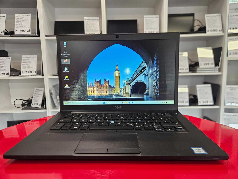 Laptop Dell Latitude 7480 14" Intel i5-6360U 8GB RAM 128SSD FullHD IPS Modem LTE Windows 11 Pro Faktura 23% Vat Gwarancja 12 Miesięcy PoFirmowe.pl