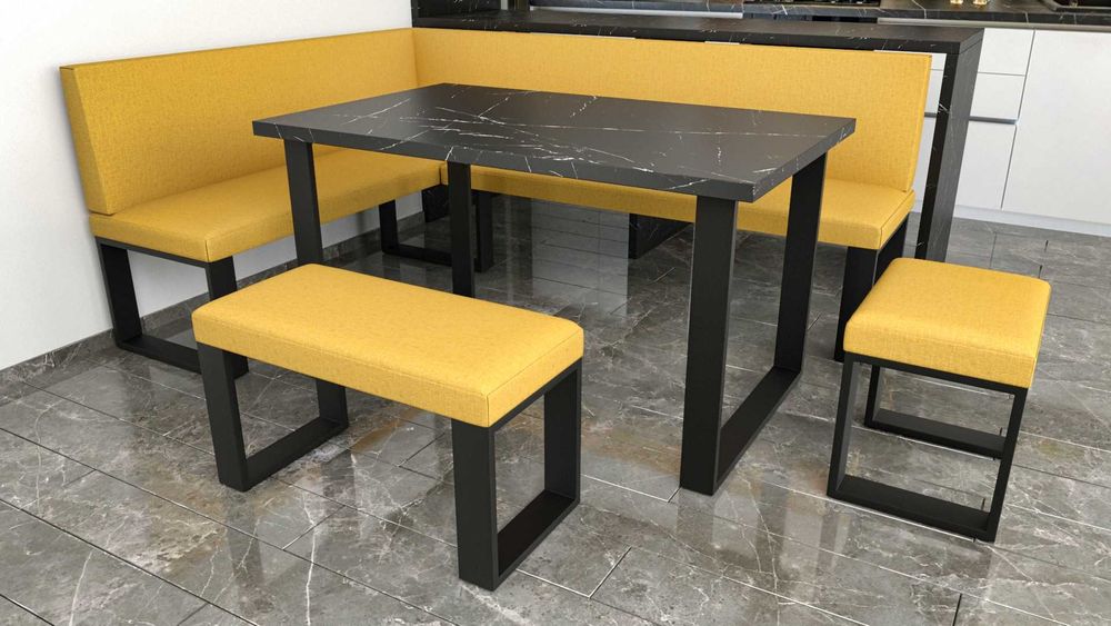 Nowoczesny narożnik kuchenny premium