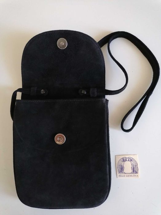 Carteira em pele preta - Nova