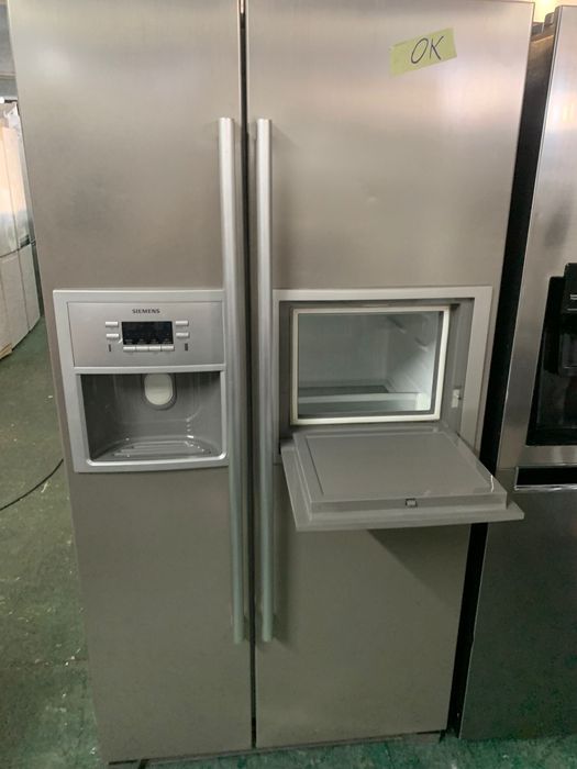 frigorifico siemens americano cinza