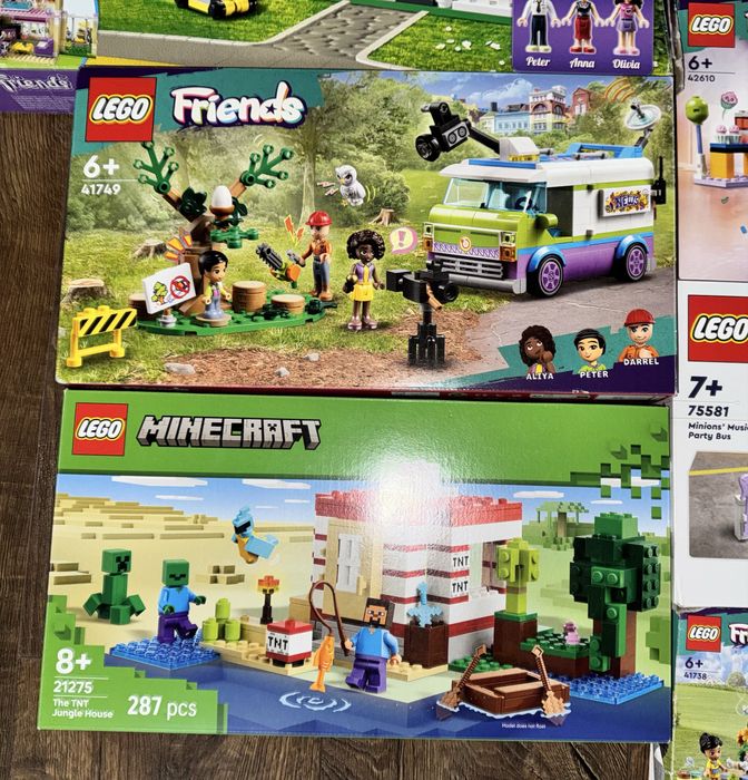 Конструктор LEGO 3315, 41749, 21275, 42624, 42610, 41738, 75581