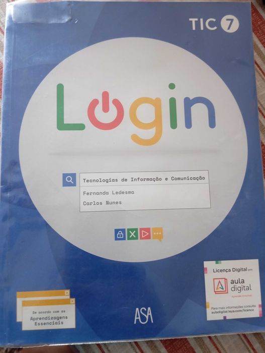 Login 7 - Tecnologias de Informação e Comunicação - 7º ano - Manual